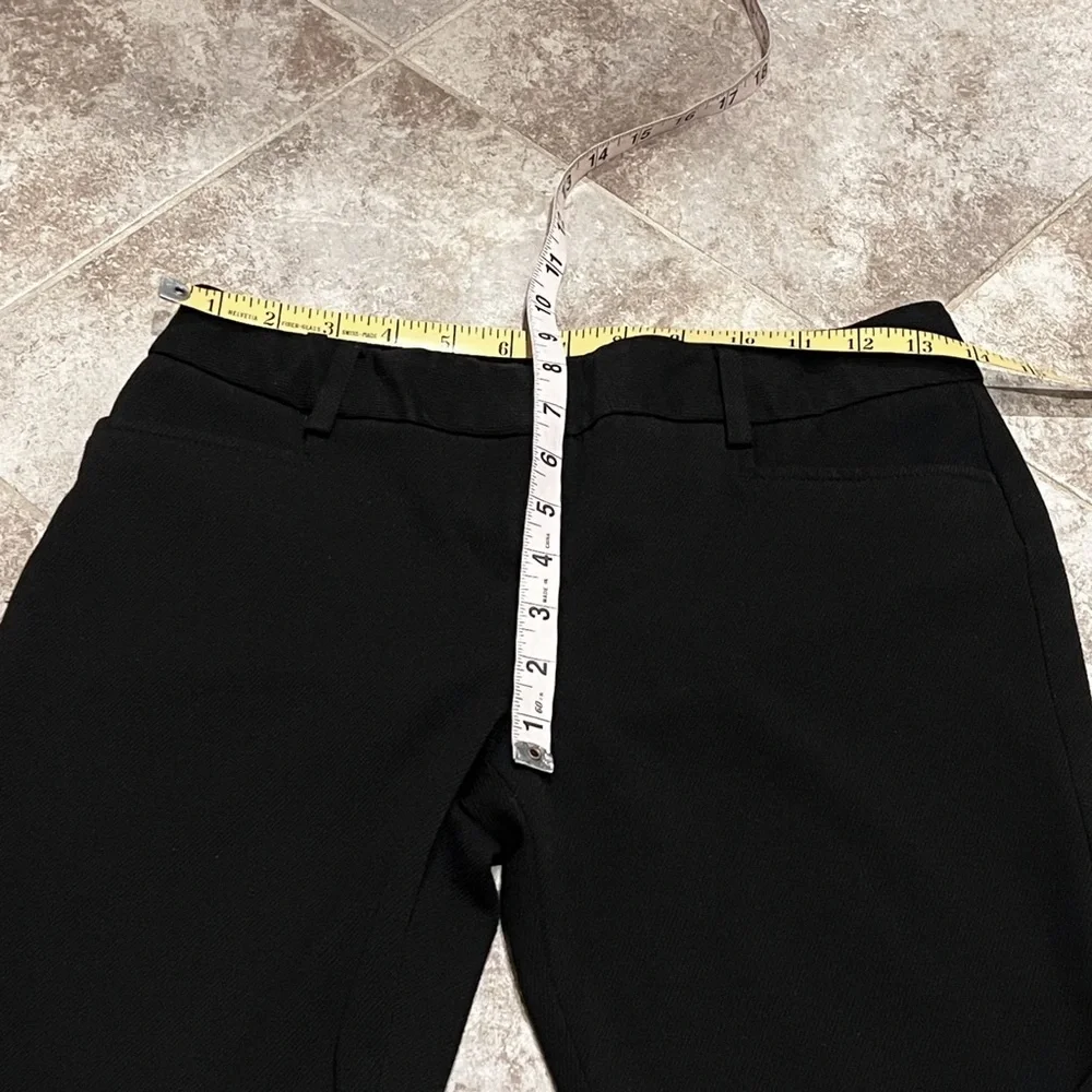 Express Design Studio Bootcut Low Rise Pants Size 0 Stretch Pockets Solid Black - Picture 4 of 9